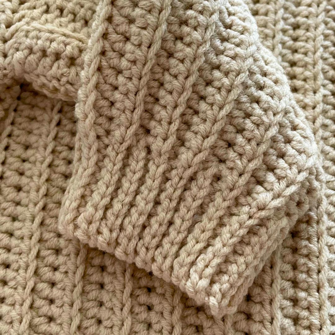 Crochet baby sweater pattern with name tutorial
