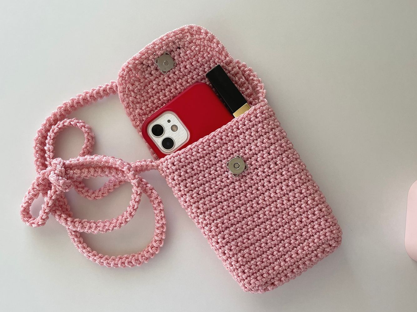 Crochet cell phone pouch pattern