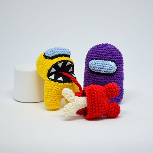 FREE Crewmate monster among us doll crochet pattern