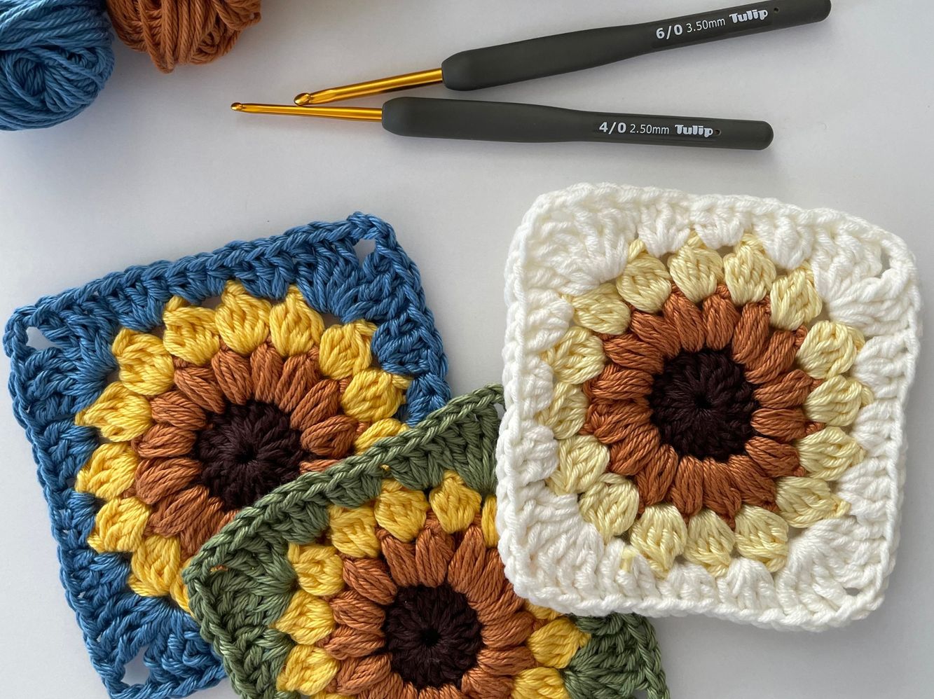 Sunflower sling bag crochet pattern