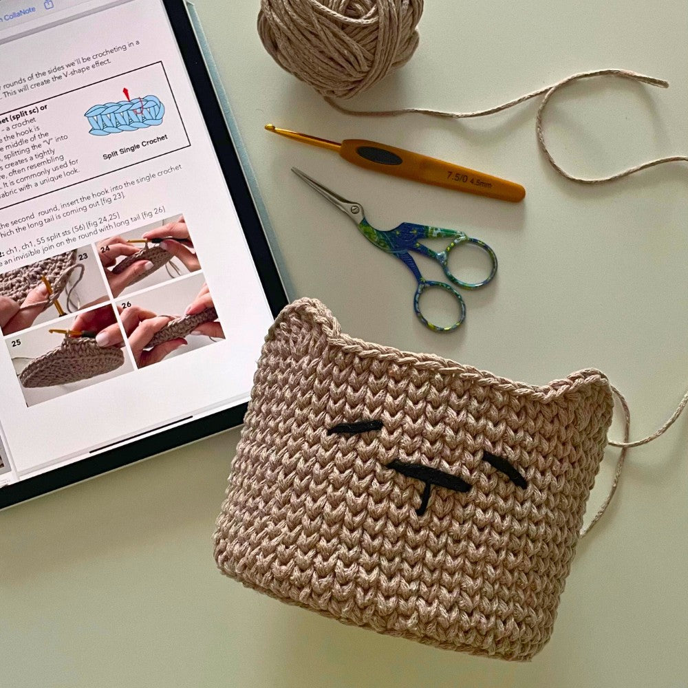 Crochet storage basket pattern