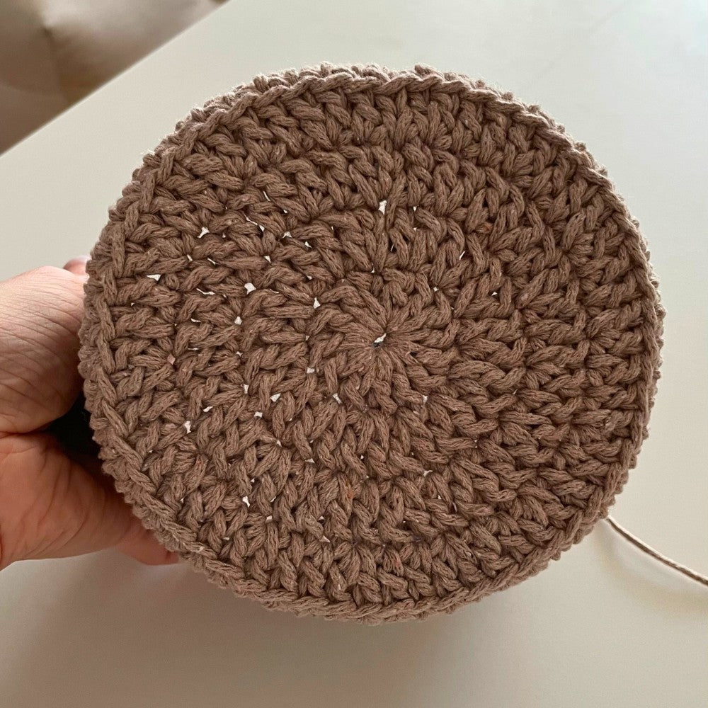 Crochet storage basket pattern