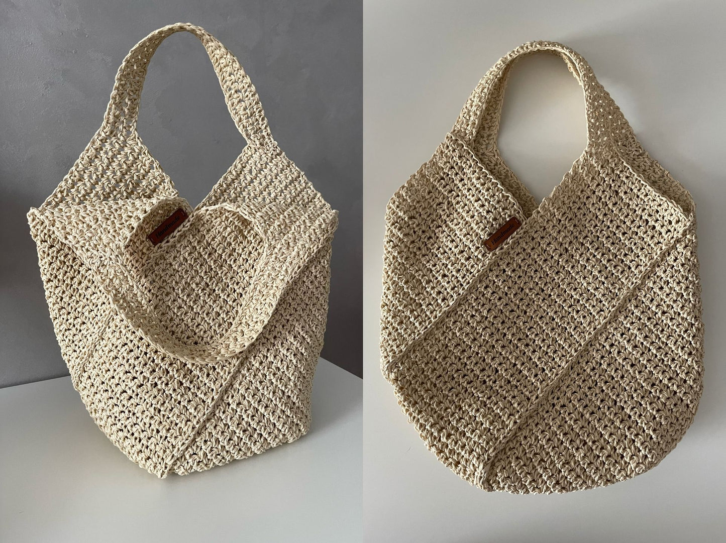 Häkelanleitung Diagonaltasche Bastshopper
