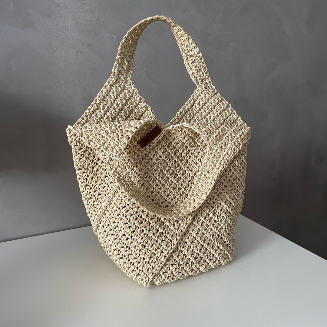 Diagonal Shopper Bag Crochet Pattern