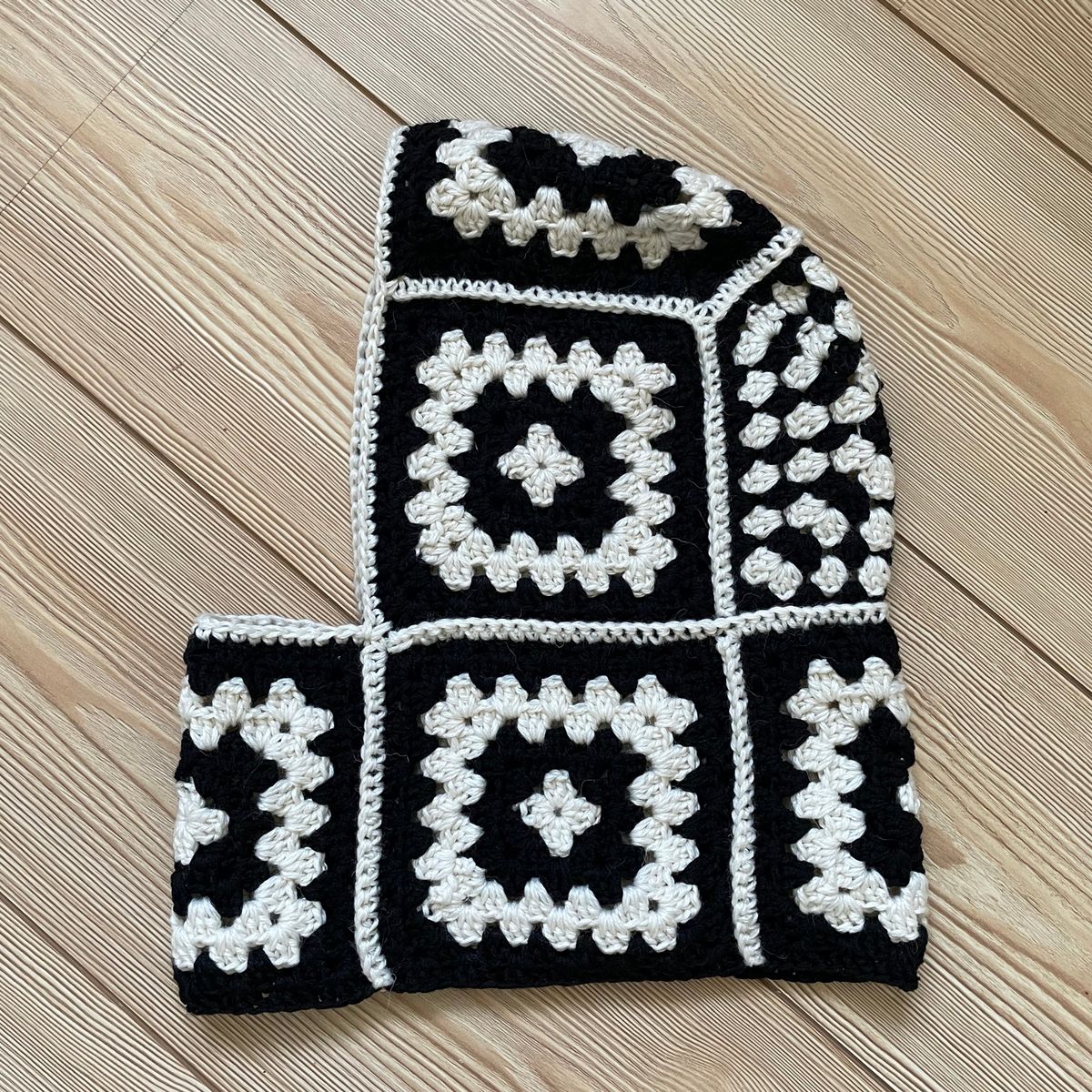 Granny square balaclava how to crochet