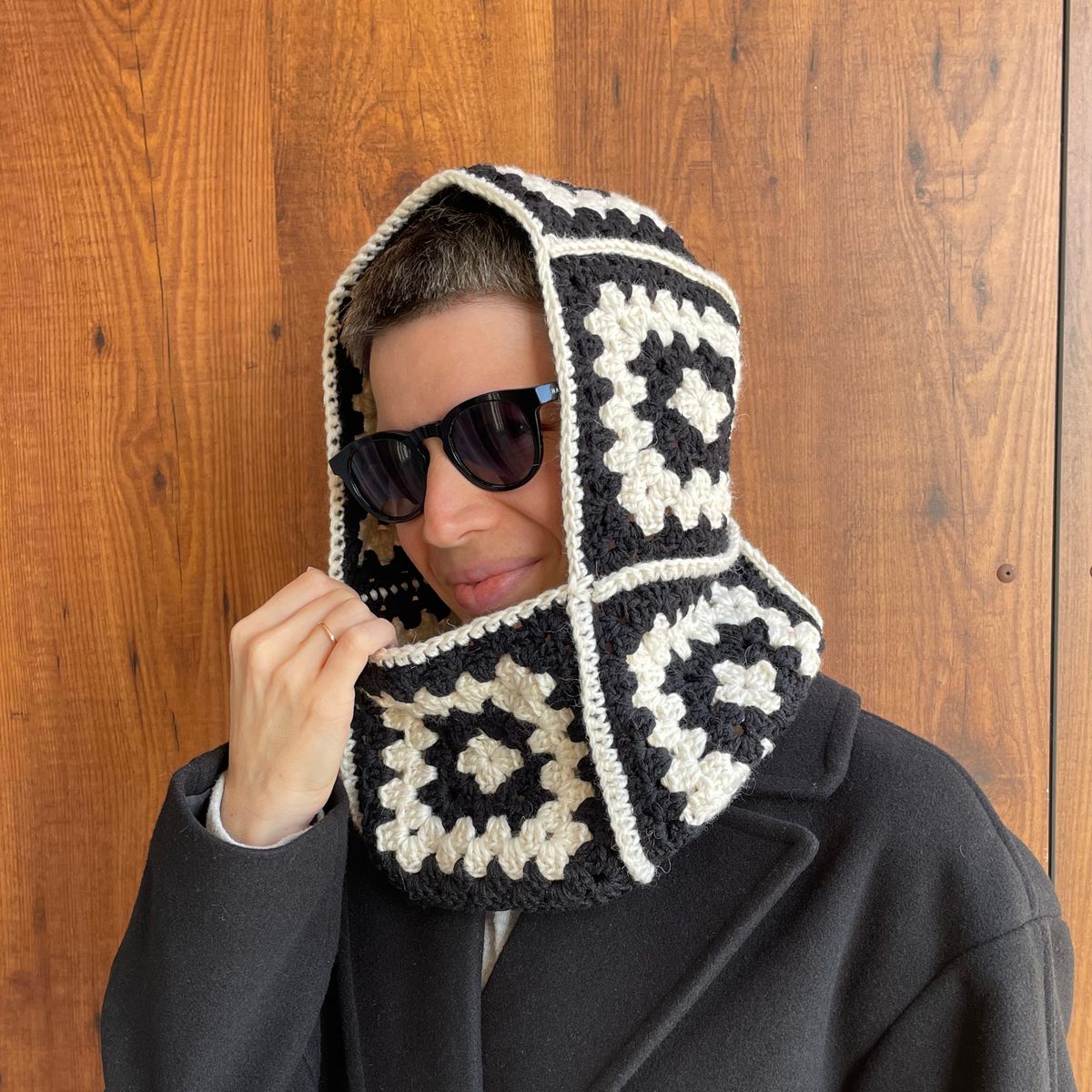 Granny square balaclava