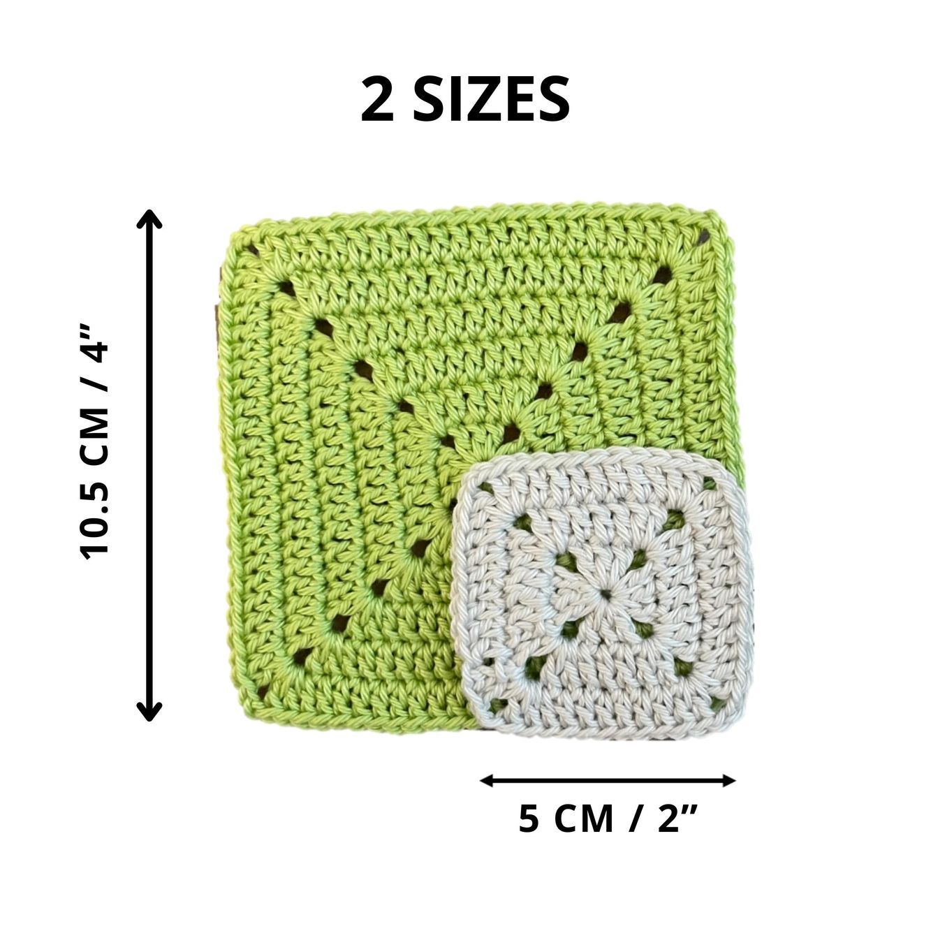 Solid granny square crochet pattern