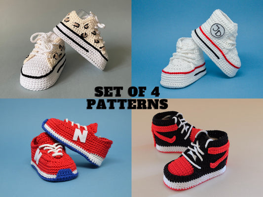 Handpicked Crochet Baby Sneaker Patterns: Step into Style with My Value Pack