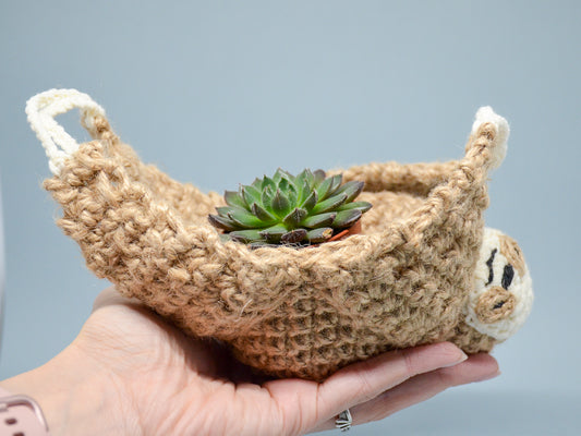 Adorable Sloth Wall Plant Hanger