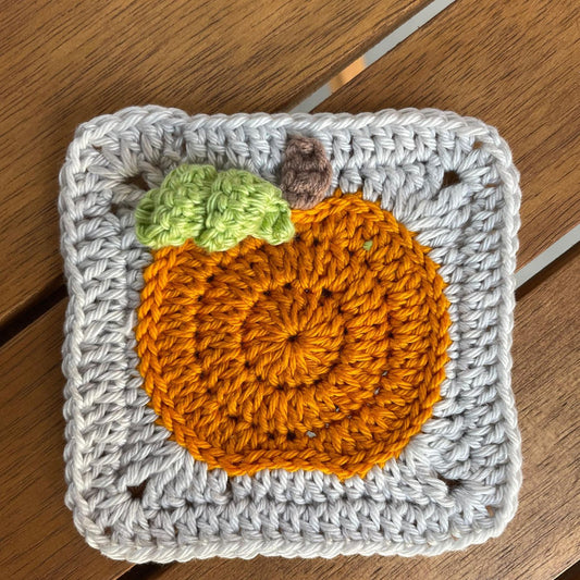 Welcome Halloween with My New Crochet Granny Square Pumpkin Pattern
