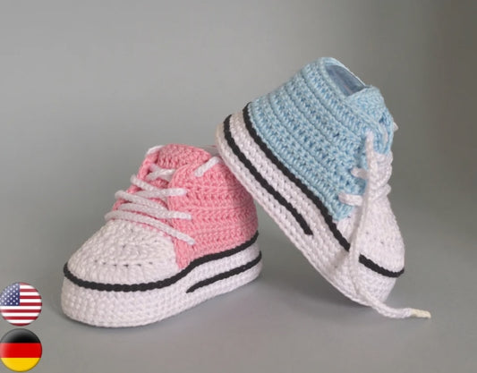 Added a German pattern for the Baby high top sneakers