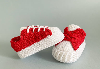 Baby tennis sneakers crochet pattern CrochetClubStore Baby tennis sneakers crochet pattern CrochetClubStore