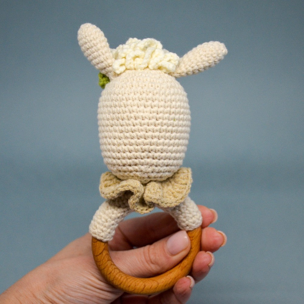 Llama Baby Rattle Crochet Pattern