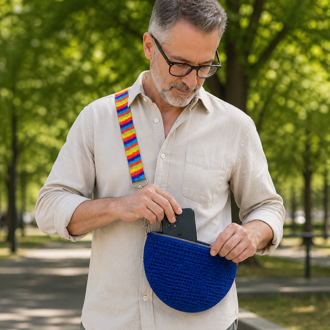 Crochet sling bag pattern