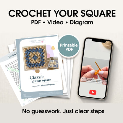 Classic Granny Square Pattern PDF