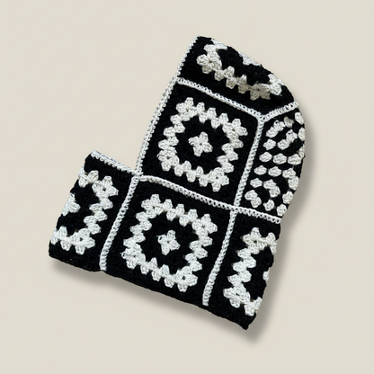 Granny square balaclava crochet pattern