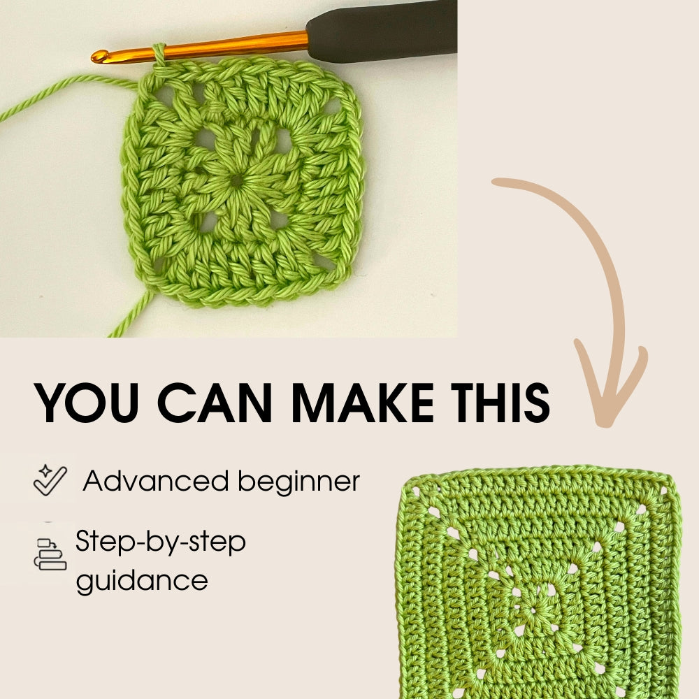 Solid Granny Square Pattern PDF