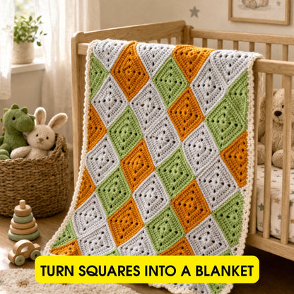 Solid Granny Square Pattern PDF