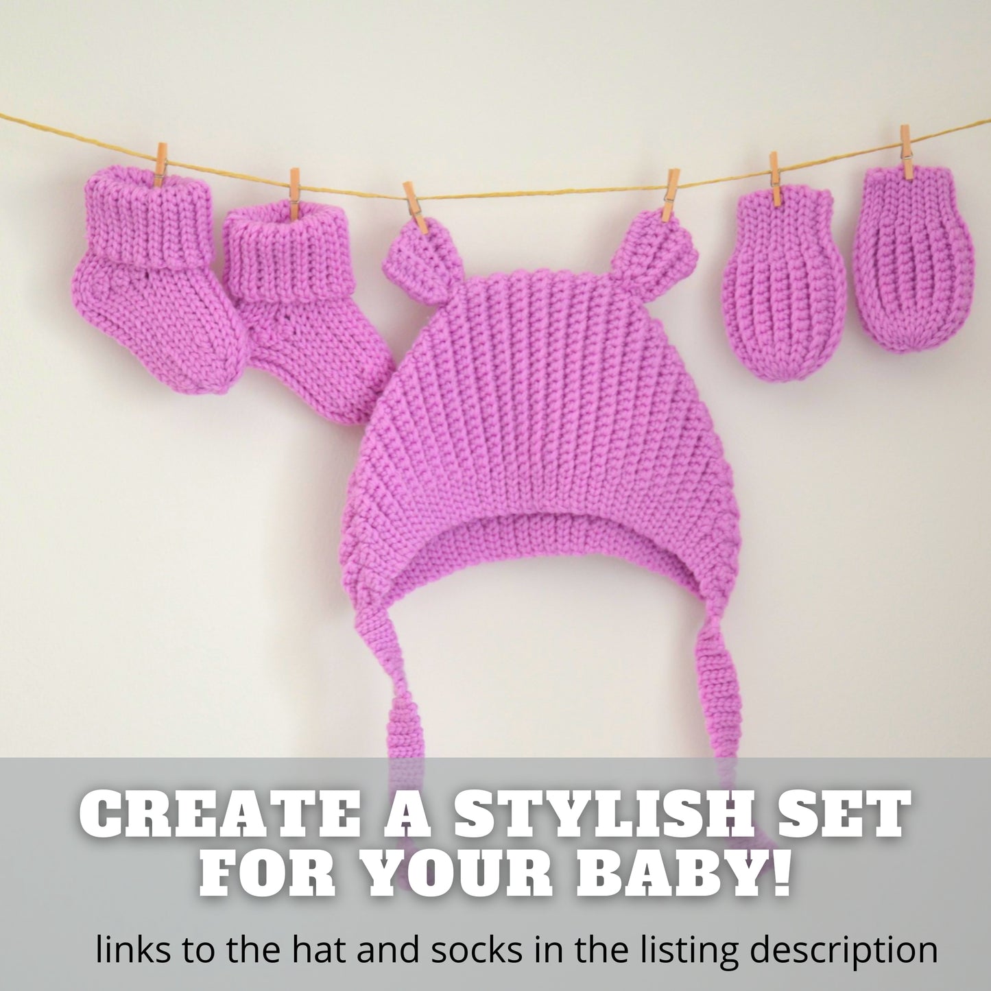 Сrochet pattern baby socks newborn baby girl boy 3 sizes