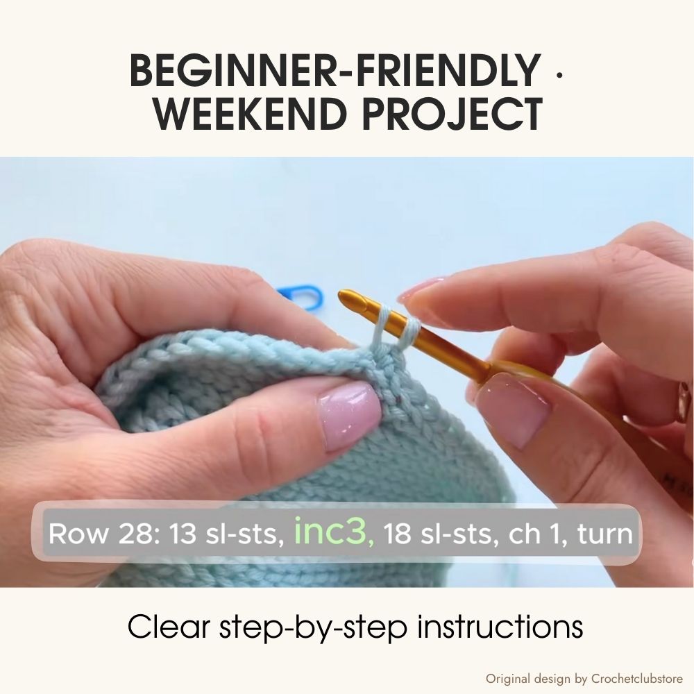 Beginner friendly crochet baby socks pattern, step-by-step instructions shown during crocheting