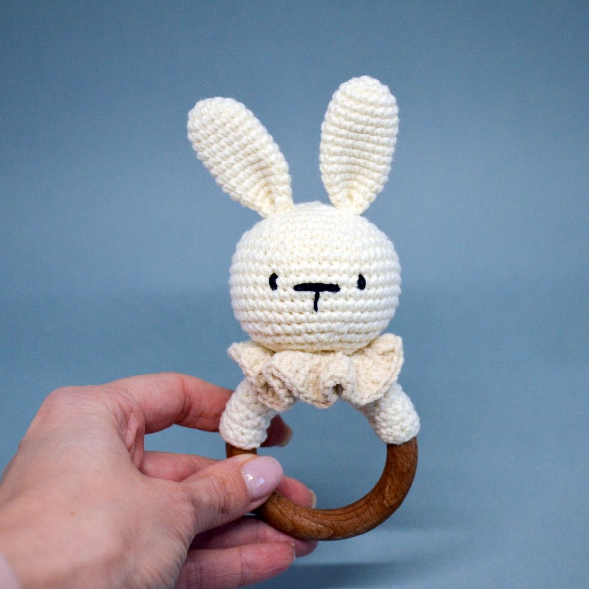 Bunny Baby Rattle Crochet Pattern – CrochetClubStore