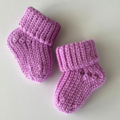 Сrochet pattern baby socks newborn baby girl boy 3 sizes