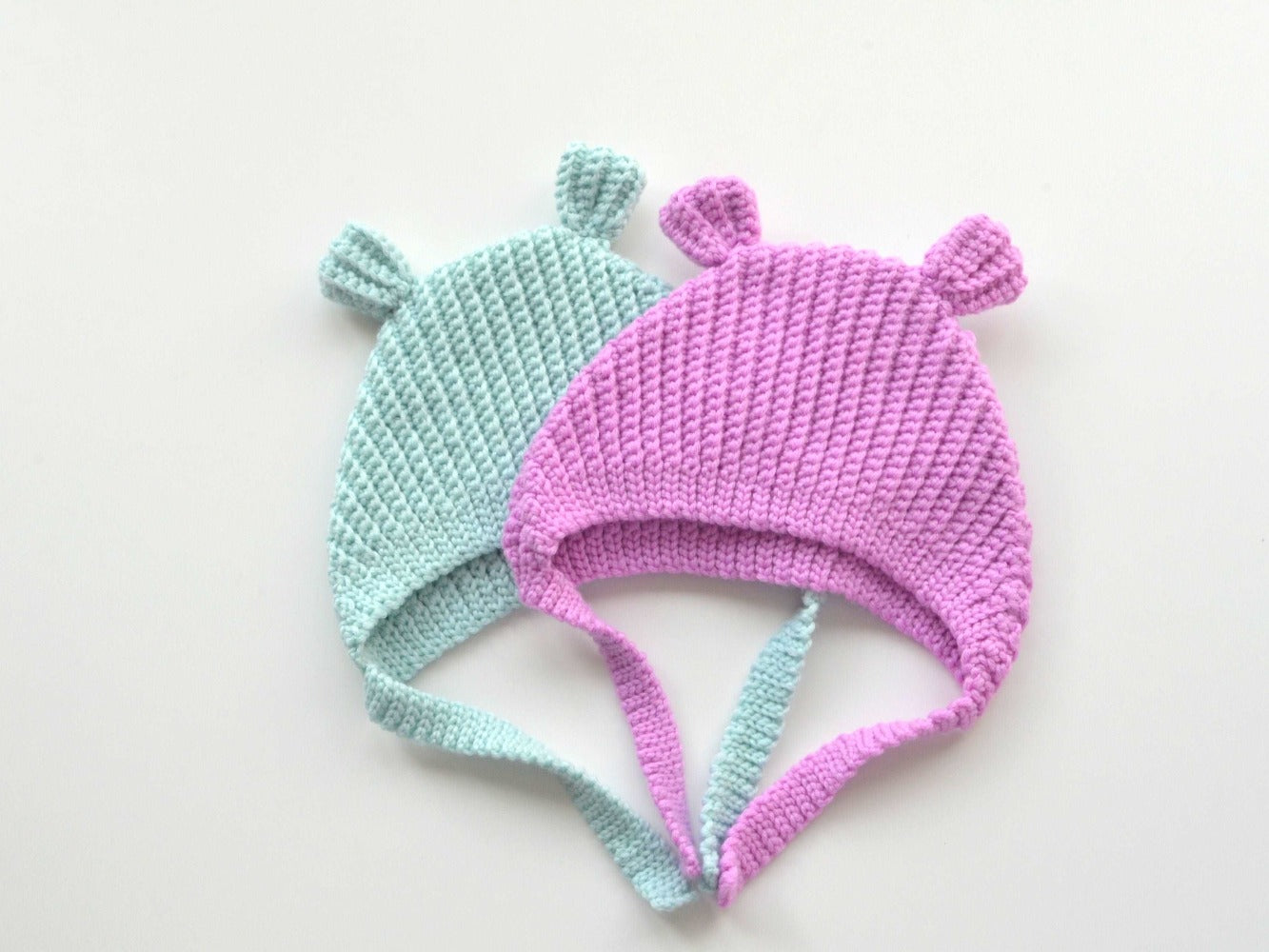 Bear ear bonnet crochet pattern