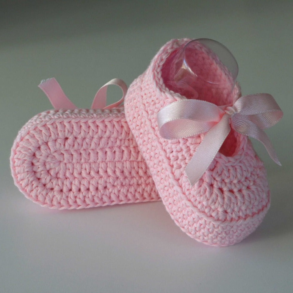 Crochet baby shoes pattern, newborn girl soft sole crib sandals, christening footwear #B20