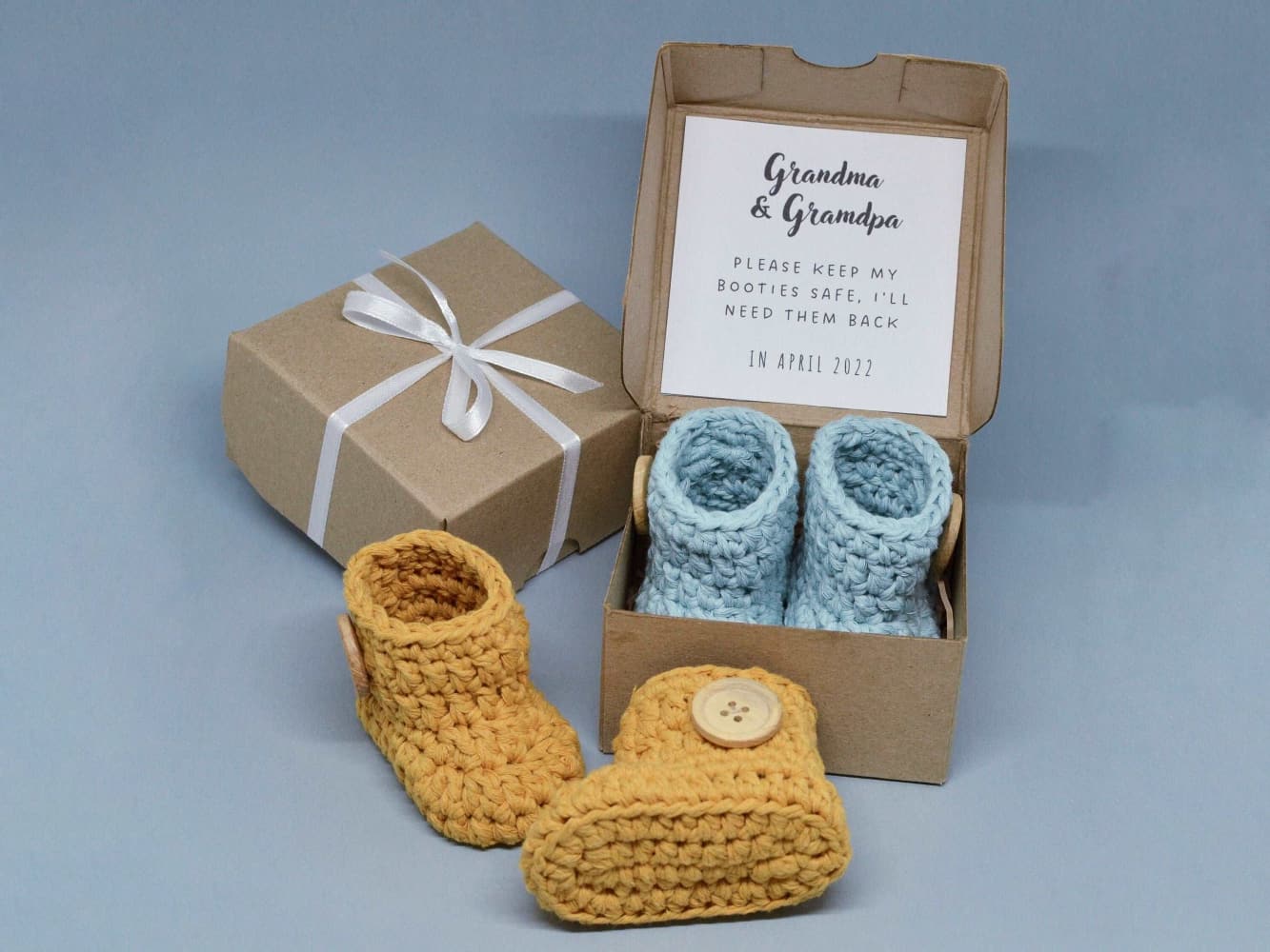 Cute baby booties crochet pattern for beginners