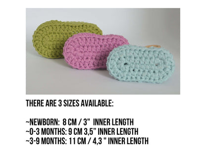 Cute baby booties crochet pattern for beginners #B9