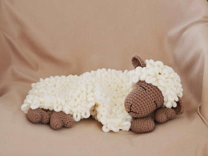 Baby Lovey Lamb Crochet Pattern #BL1