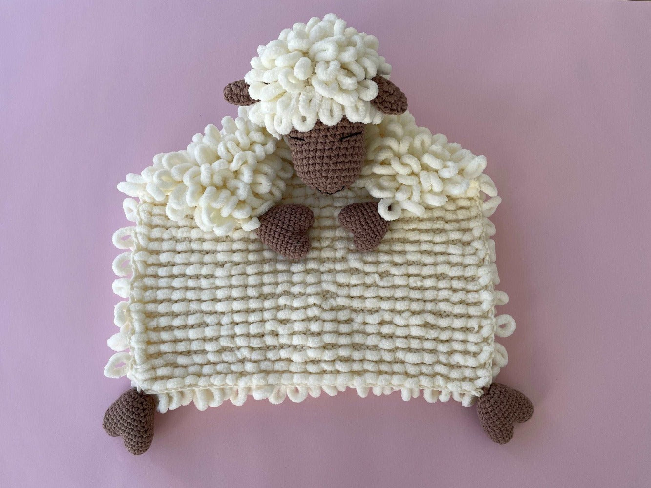 Lamb discount lovey crochet