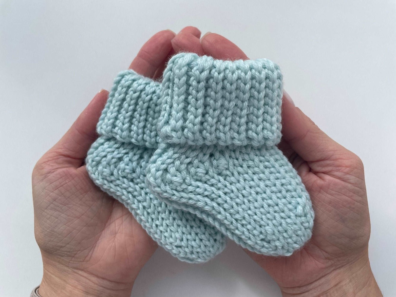Easy crochet pattern baby socks newborn baby girl boy 3 sizes #B16