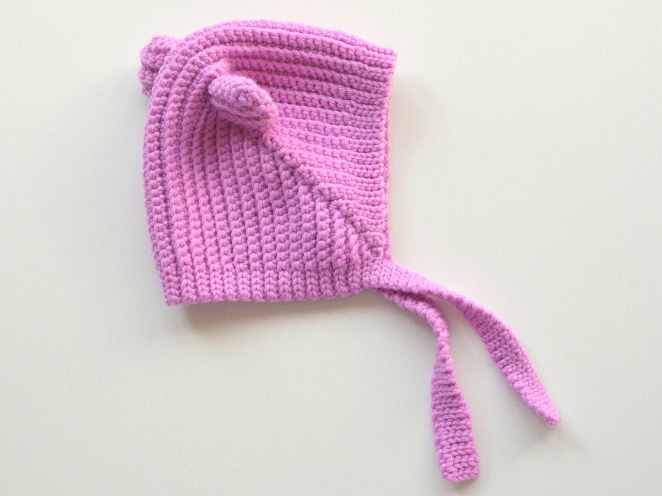 Bear ear baby hat crochet pattern