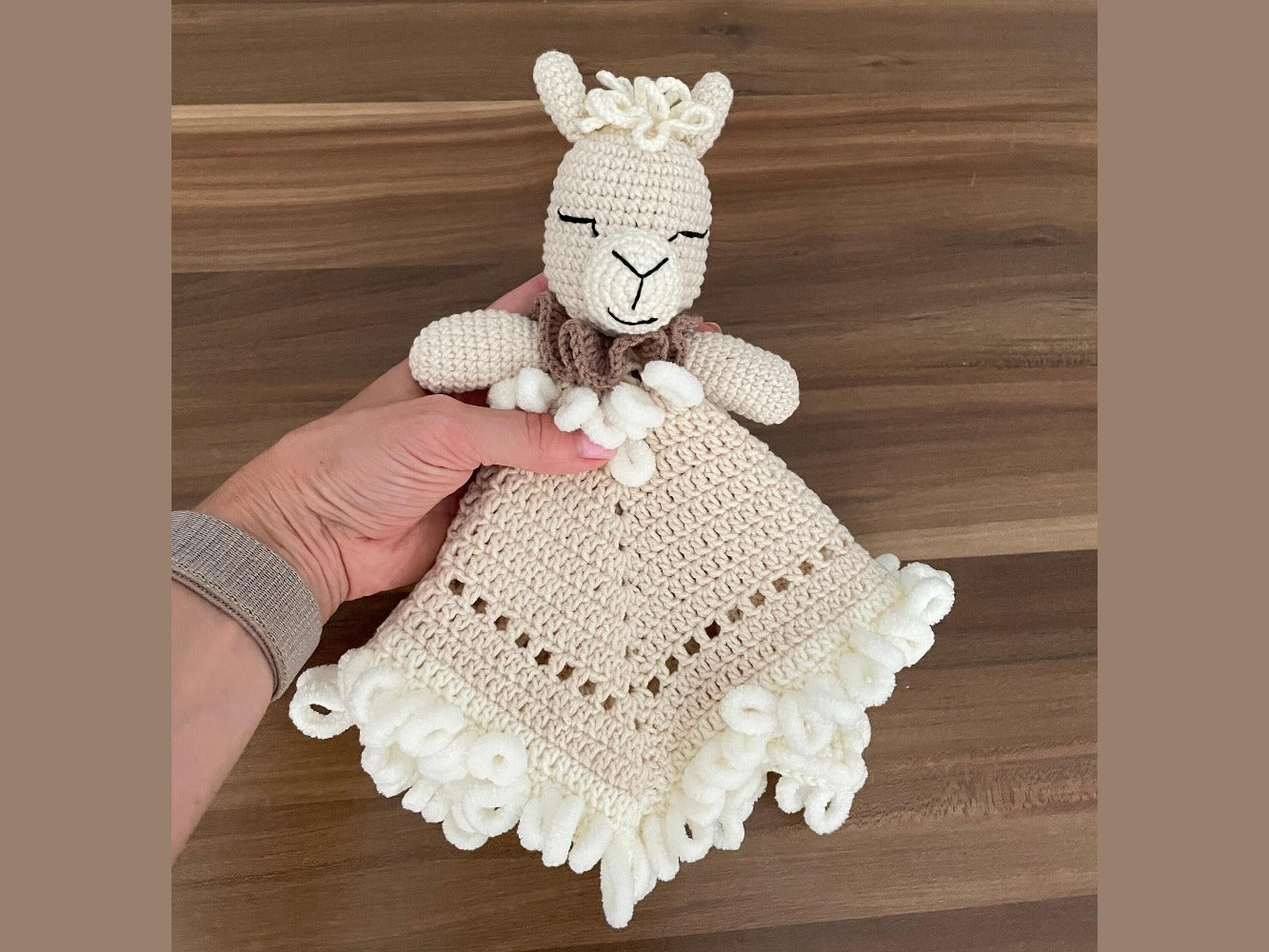 Llama Crochet Lovey Blanket Mia Llama Lovey Crochet Pattern PDF