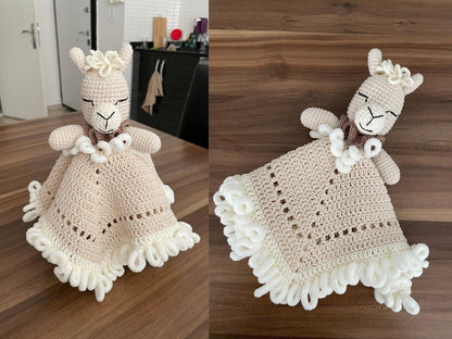 cute llama blanket crochet pattern