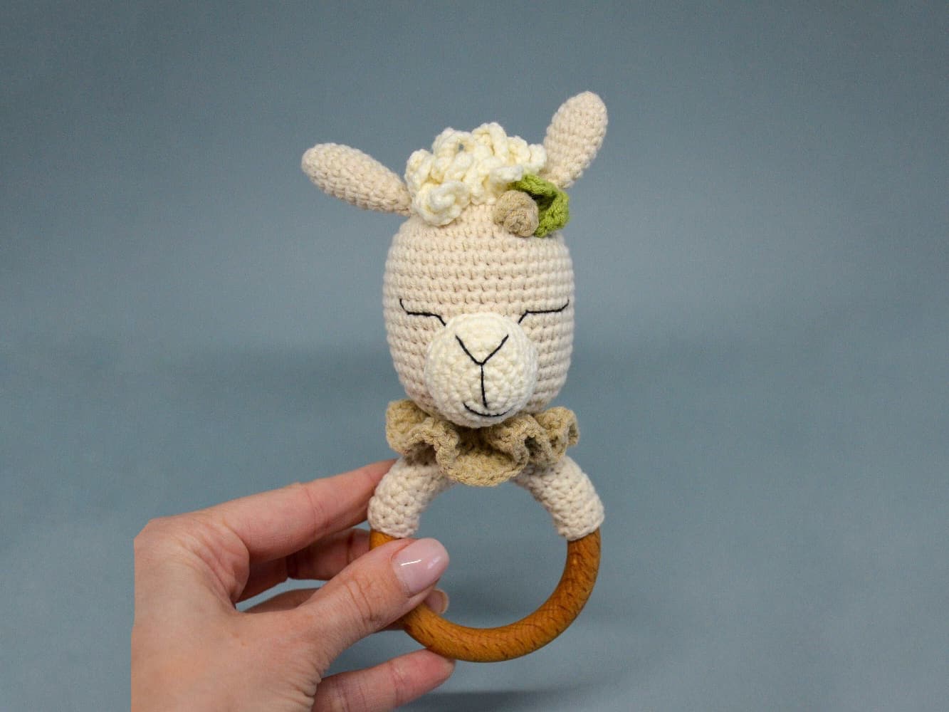 Lama Amigurumi Baby Rattle Patterns